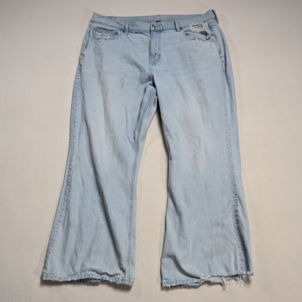 American Eagle Jeans Womens 29 (0s Flare Mid Rise Denim Blue
